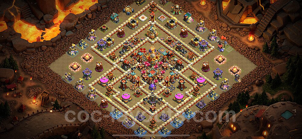 High Win-Rate TH16 War Base β Anti 3-Star Layout 2026