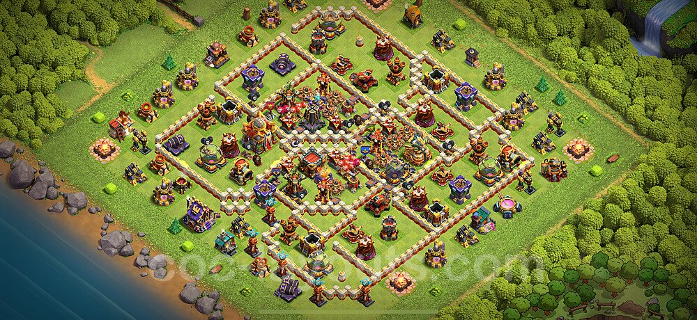 New TH16 Hybrid Base – Anti 3-Star Design & Copy Link Updated 2026