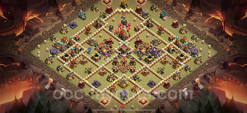 New TH16 War Base – Anti 3-Star Design & Copy Link 2025