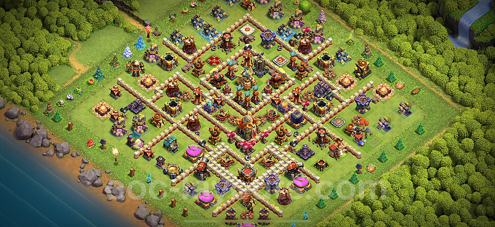 Optimized TH16 Base – Anti Dragon War Plan Season 2026