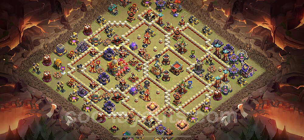 Optimized TH16 Base β Anti Everything War Plan Season 2026