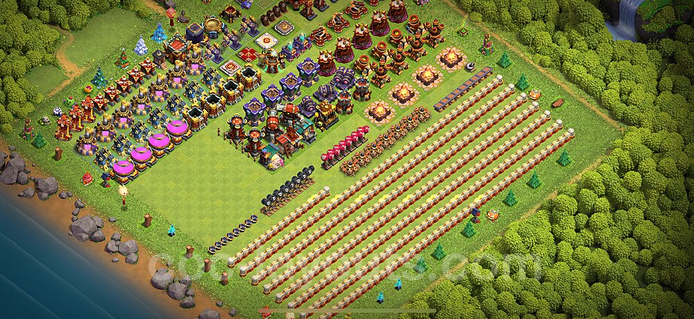 Solid Defense War Base for TH16 – Instant Copy Link Season 2026