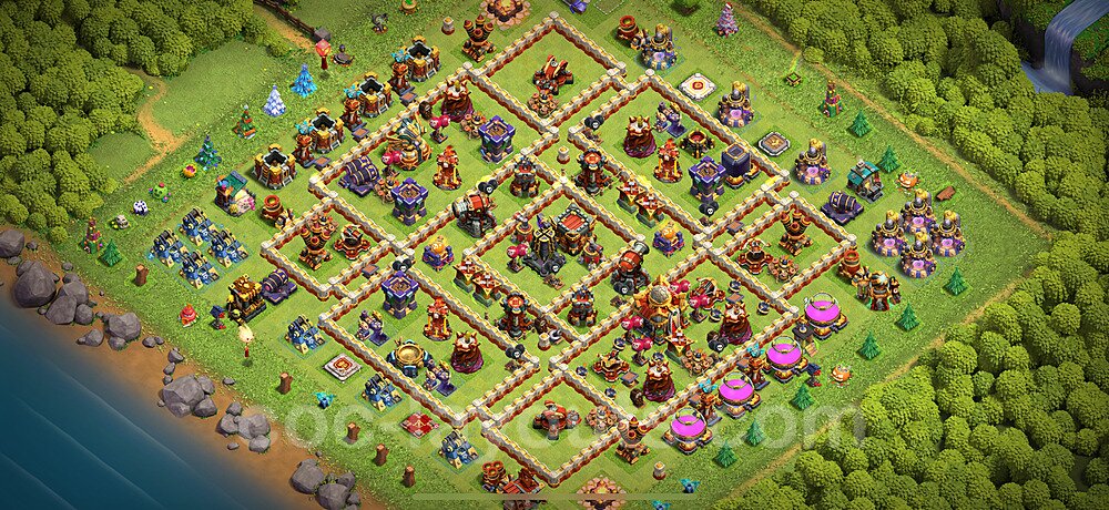 Tested TH16 Trophy Base – Trophy Pushing Plan & Copy Link 2025