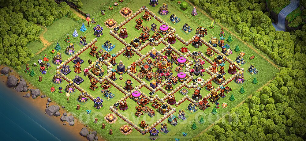 TH16 Legend League Base β Competitive Trophy Layout CoC 2026