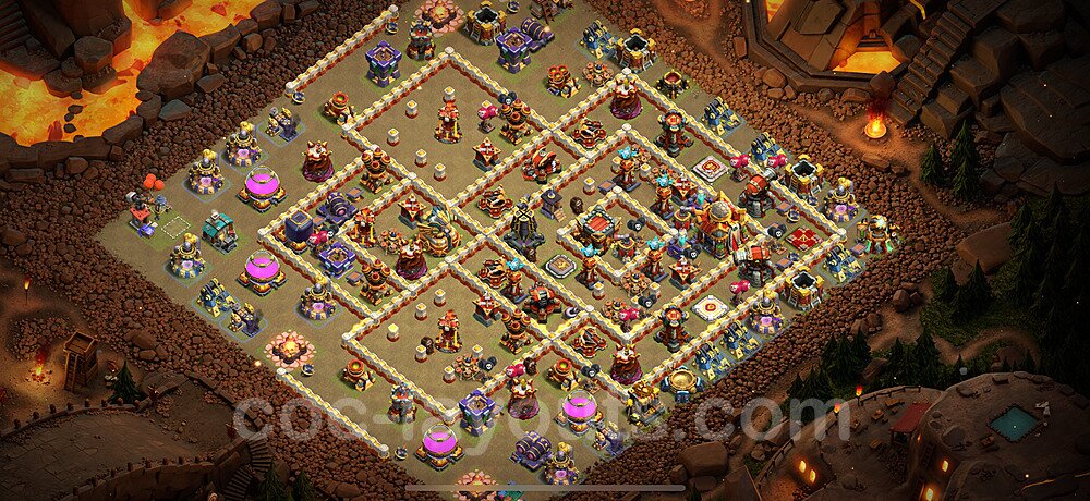 TH16 War Base with Copy Link – Anti Everything Strategy Season 2026
