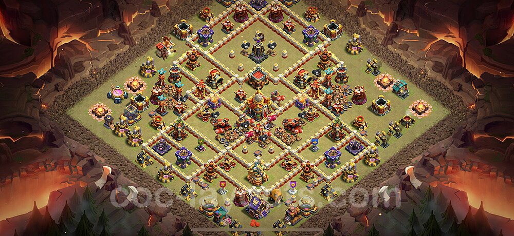 TH16 War Base with Copy Link – Anti Everything Strategy Updated 2026