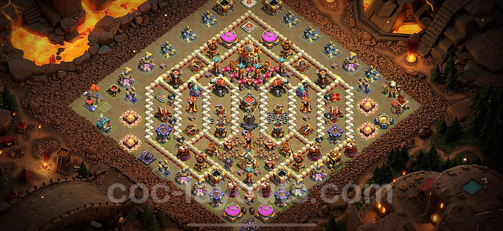 TH16 War Setup – Anti 3-Star Defensive Layout CoC 2026