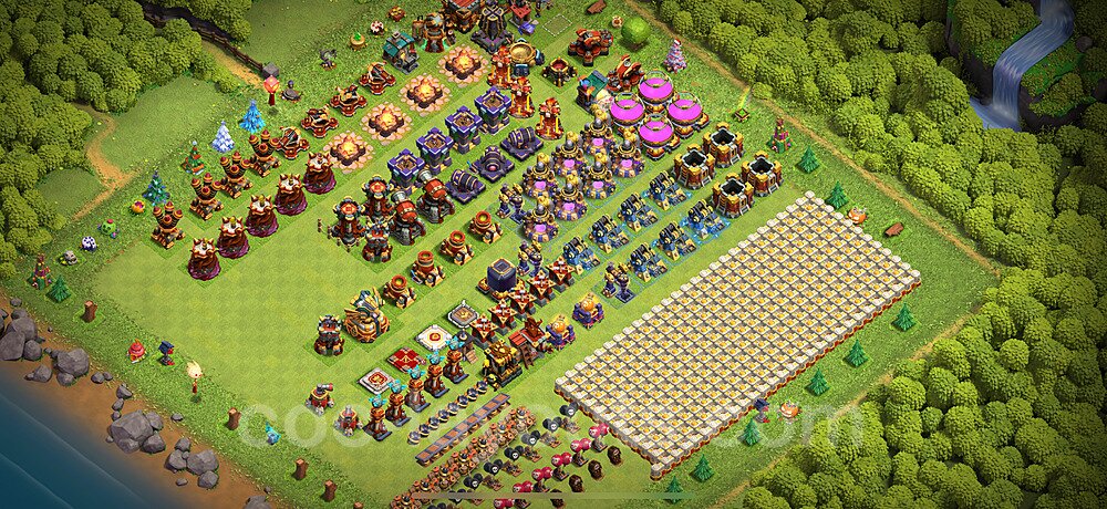 TH16 War Setup – Solid Defense Defensive Layout CoC 2026