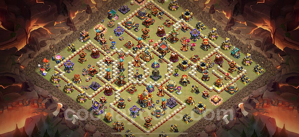 Ultimate TH16 War Base – Anti 3-Star with Copy Link Season 2026