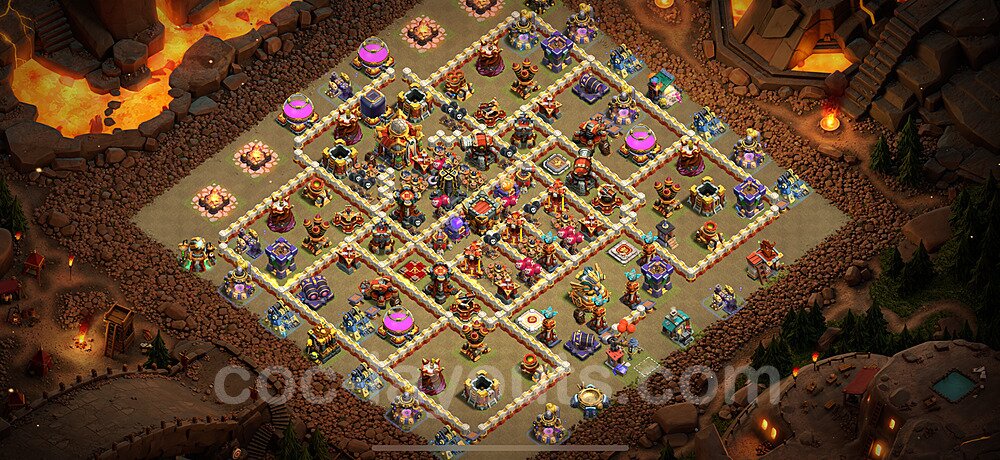 Ultimate TH16 War Base – Solid Defense with Copy Link Season 2026