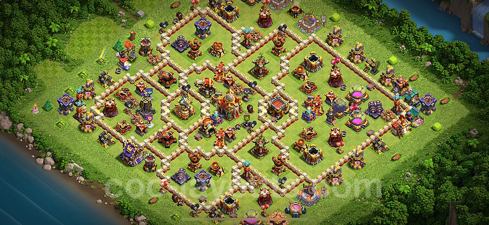 War Base Layout TH16 – Anti Everything Defensive Strategy CoC 2026