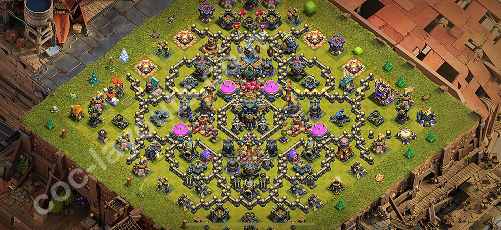 Anti Everything Layout for TH17 – Proven War Base Updated 2026