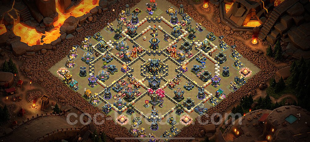 Anti Everything TH17 Base Layout | Best War Design Updated 2026