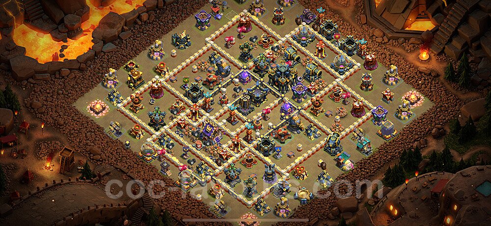 Clash of Clans TH17 War Base – Anti 3-Star Design CoC 2026