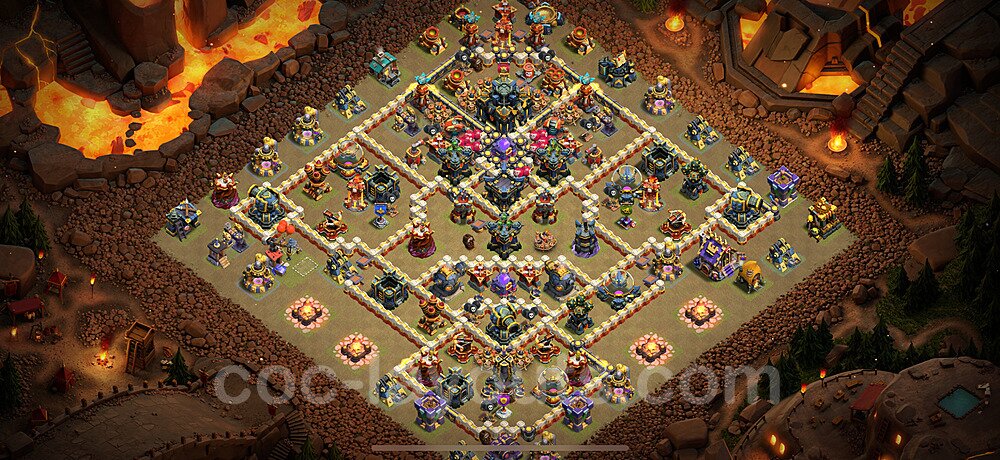 Clash of Clans TH17 War Base – Anti Everything Design 2026