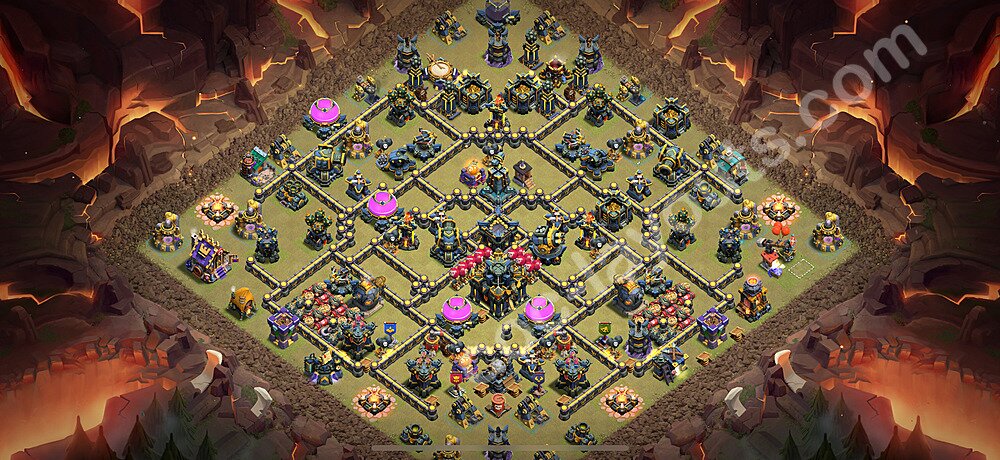 Clash of Clans TH17 War Base – Anti Everything Design Updated 2026