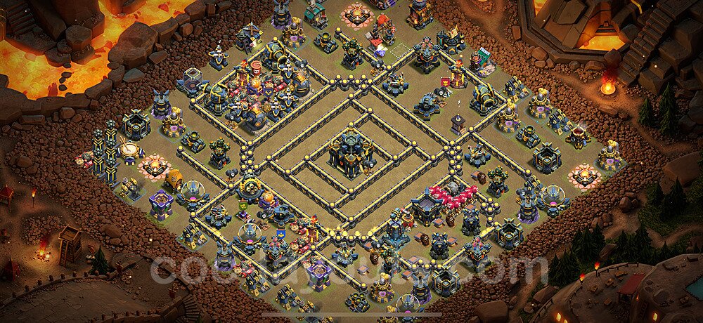 Clash of Clans TH17 War Base – Solid Defense Design CoC 2026