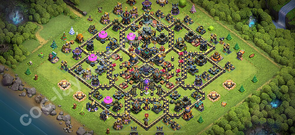 Dominate with This TH17 Farming Base – Resource Protection CoC 2026