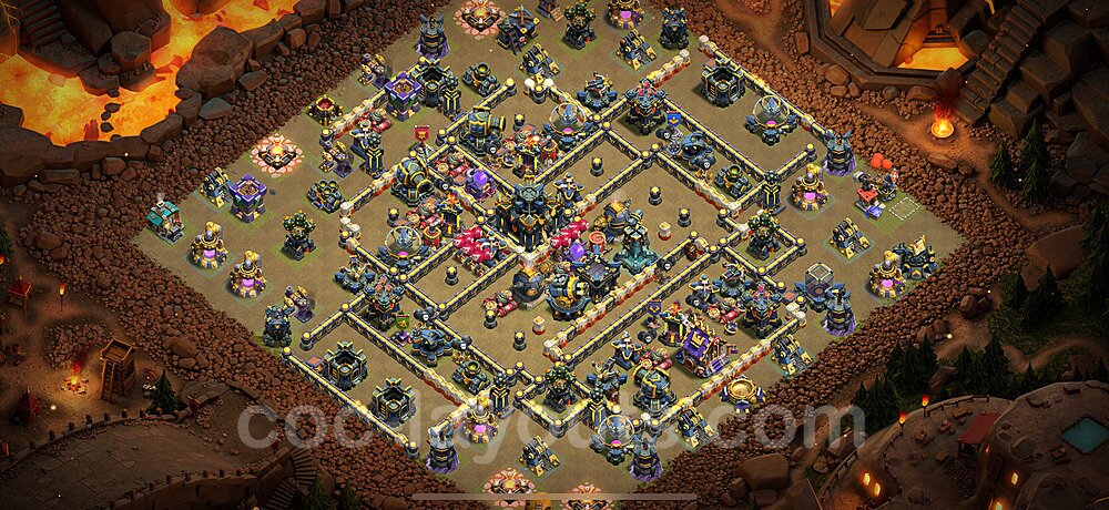 Dominate with This TH17 War Base – Anti 3-Star 2026