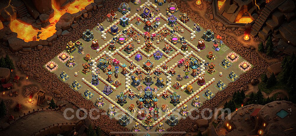 Dominate with This TH17 War Base – Anti Everything 2025
