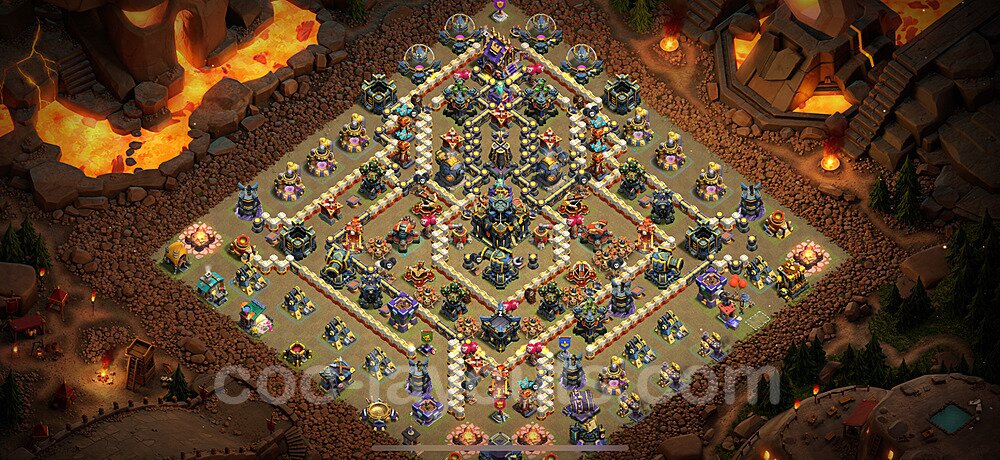 High Win-Rate TH17 War Base – Solid Defense Layout Updated 2026