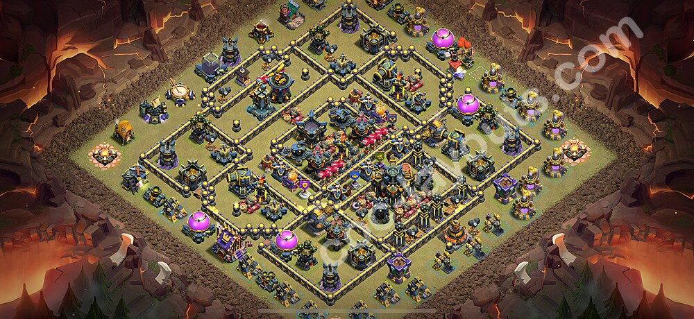 Meta TH17 War Base – Anti 2-Star Updated Season 2026