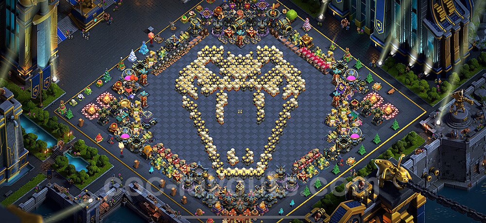 Meta TH17 War Base β Solid Defense Updated CoC 2026