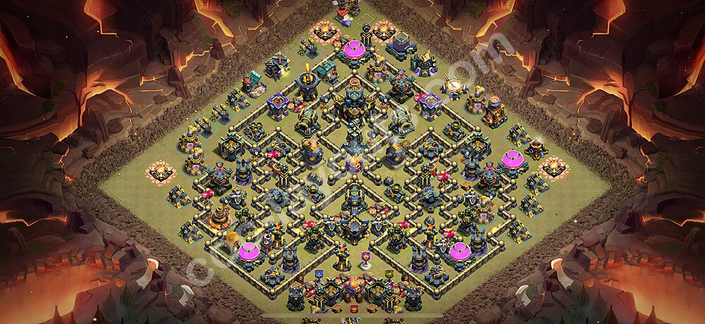 New TH17 War Base – Anti 3-Star Design & Copy Link Season 2026