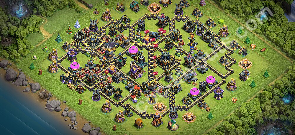 Optimized TH17 Base – Hybrid Defense Hybrid Plan 2025