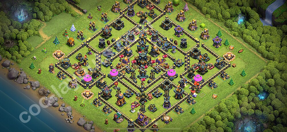Optimized TH17 Base β Resource Protection Farming Plan Updated 2026