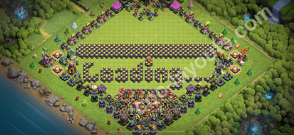 Optimized TH17 Base – Solid Defense War Plan 2025
