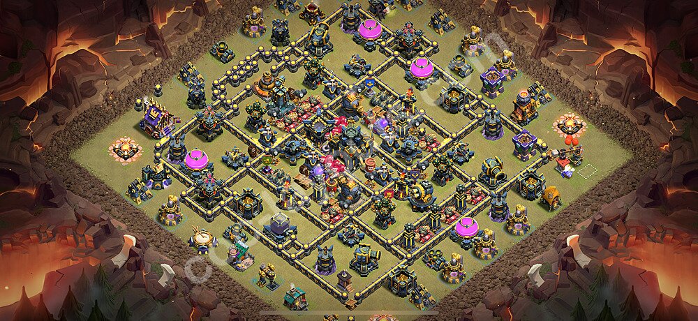 Ranked TH17 War Base – Anti Air with Link Updated 2026