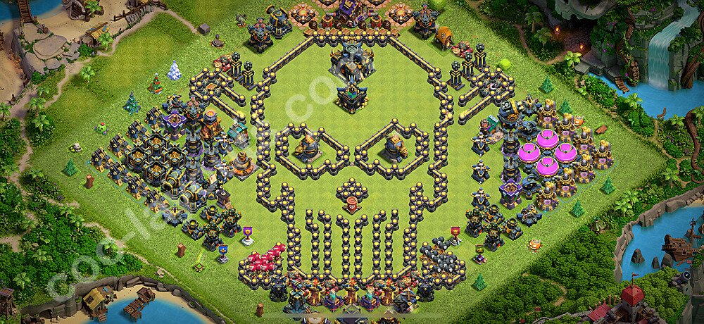 Ranked TH17 War Base – Solid Defense with Link Updated 2026