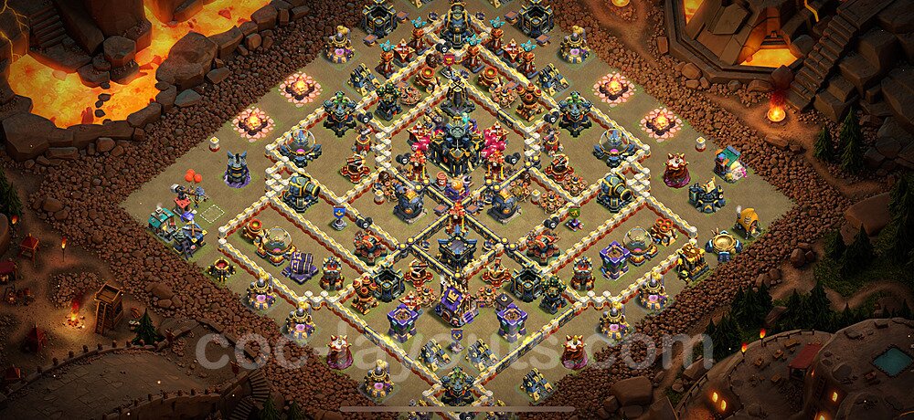 Strongest TH17 War Base β Anti 3-Star Guide 2025