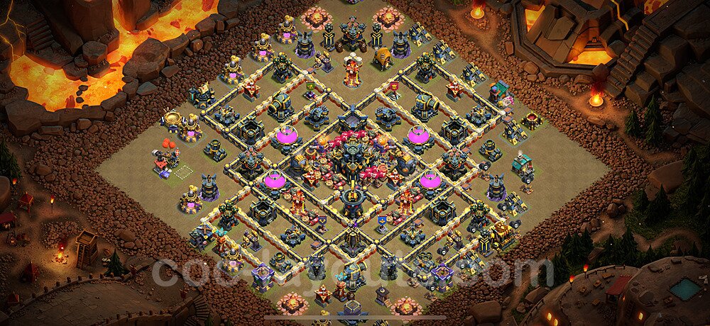 Strongest TH17 War Base – Solid Defense Guide CoC 2026