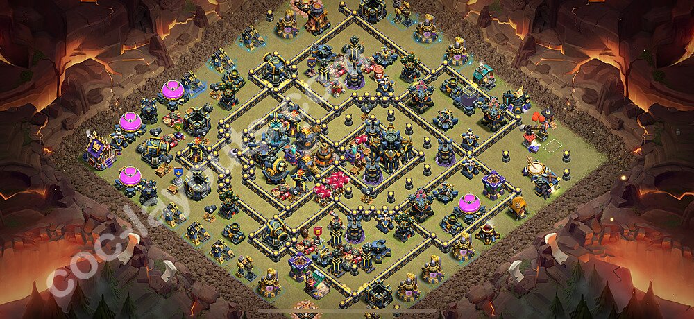 TH17 Anti Everything Base β Competitive War Layout CoC 2026