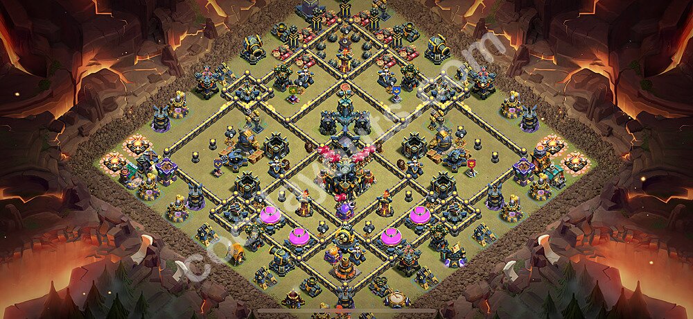TH17 Defensive War Layout – Anti 2-Star with Link Updated 2026