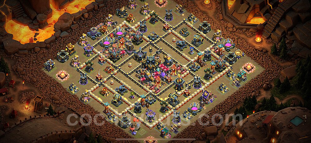 TH17 Defensive War Layout β Anti Everything with Link Updated 2026