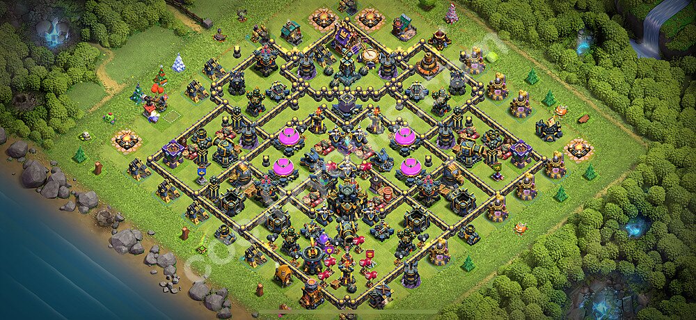 TH17 Farming Base Blueprint – Anti 3-Star Edition CoC 2026