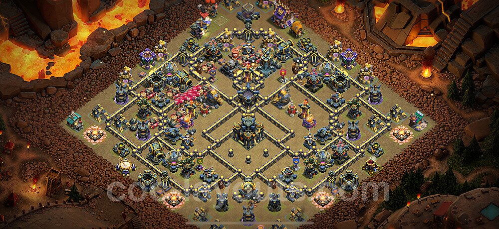 TH17 Solid Defense Base Design – Top War Layout Updated 2026