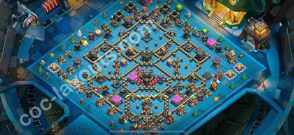 TH17 Trophy Village Layout – Trophy Pushing Ranked Design CoC 2026