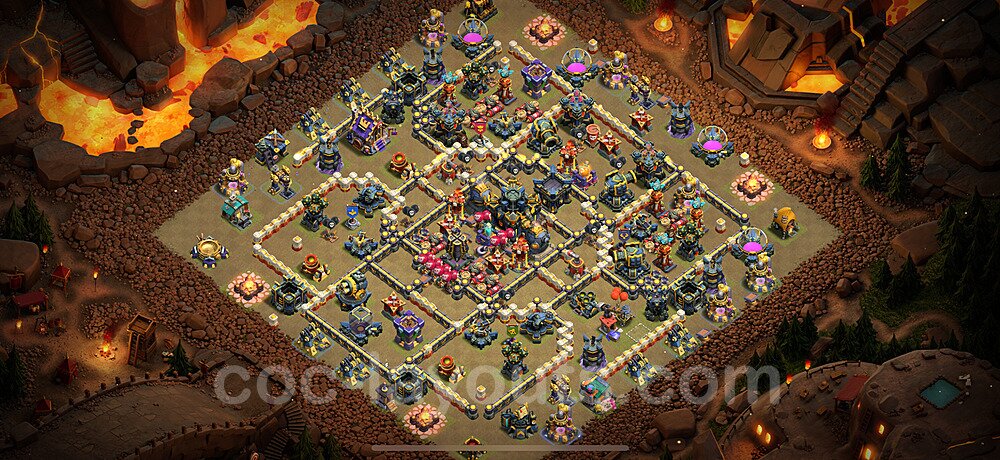 TH17 War Base Blueprint β Anti 3-Star Edition Updated 2026