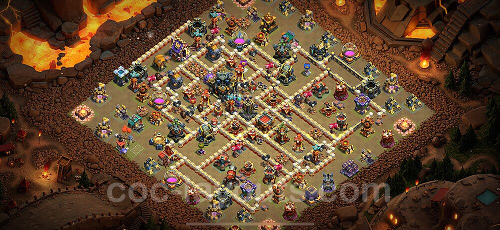 TH17 War Base with Copy Link – Anti 3-Star Strategy Updated 2026