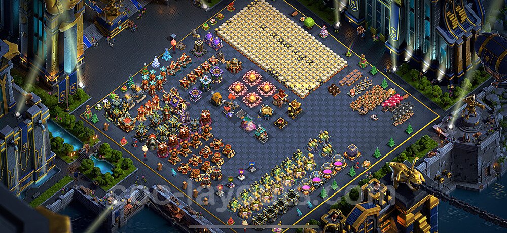 TH17 War Base with Copy Link – Solid Defense Strategy CoC 2026