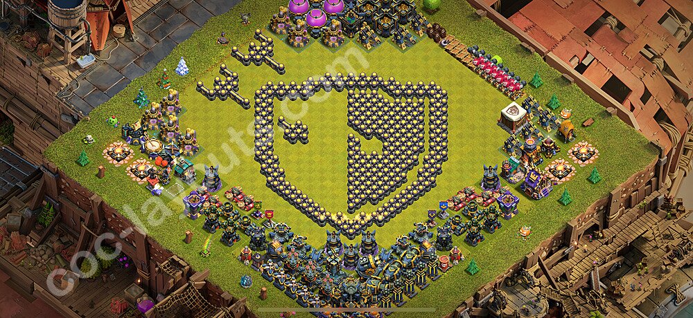 TH17 War Layout – Solid Defense Strategy & Base Link 2026