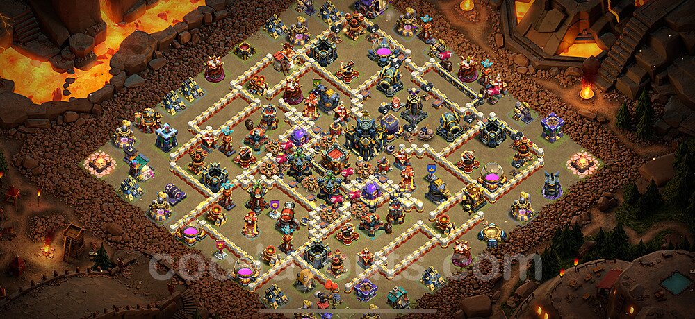 TH17 War Setup – Anti 2-Star Defensive Layout Season 2026