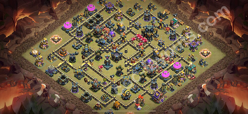 TH17 War Village Layout – Anti Everything Ranked Design 2025