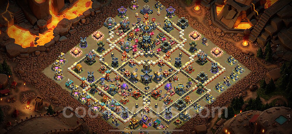 TH17 War Village Layout – Solid Defense Ranked Design Updated 2026