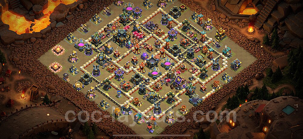 Ultimate TH17 War Base – Anti 3-Star with Copy Link 2026