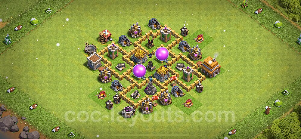 New TH5 Farming Base – Resource Protection Design & Copy Link Updated 2026